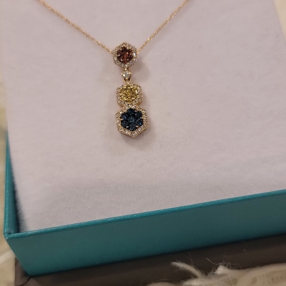 Effy Multi color Pendant - Picture 3 of 4